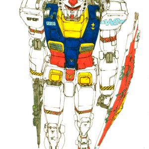 RX-78-2 prototype Gundam from Mobile Suit Gundam (1979)